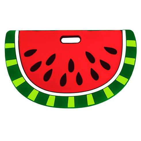 BPA Free Watermelon Fruit Teethers for Babies, Happy Baby Food Teether, Infant Toddler Silicone Chewing Toy