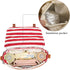 Baby Diaper Stroller Bag, Classic Stripes Diaper Caddy Tote for Baby Stroller