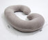 1 MIDDLE ONE C Shaped Pregnancy Pillowcase, Breathable Velour Replacement Cover with Zipper for Maternity Pillow, Cover