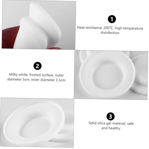 1 Set 12pcs Washer Sealing Rings Collection for Leakproof Bottle, Breast Milk Silicone Baby Bottles