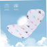 CHICAMPERA 5pcs Unisex Cotton Burp Cloths Absorbent Soft Durable Newborn Feeding Rags for Boys and Girls Gentle Skin