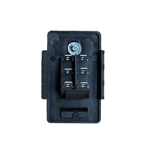 6/12/24 Volt Accelerator Foot Pedal Reset-Control Switch for Kids Ride On Cars, Black 6-pin Socket-7 * 4.1CM