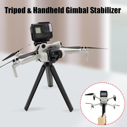 Mini 4 Pro Drone Camera Mount, Top Carry Extension Bracket with 1/4 Screw Tripod Mount Adapter for DJI Mini 4 Pro/Mini 3