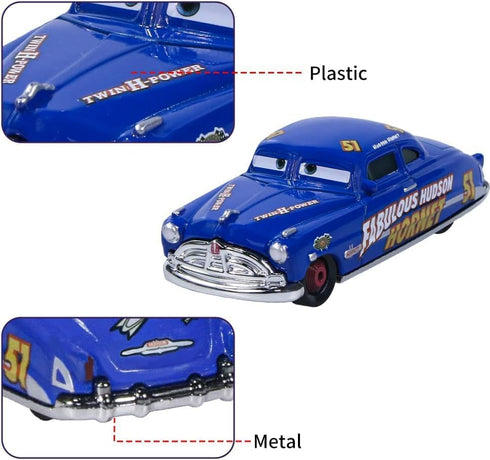 Die-Casting Racers Toy Cars, Safety Alloy Material, Beauty Color Box Packaging for Your Son's Birthday Gift