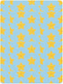 miaozhen 1 Pack 52x28 Cotton Baby Crib Sheets Ultra Soft Yellow Christmas Stars Crib Mattress Sheet for Nursery de cuna