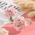 Zhuluck 2 1:12 Pcs Dollhouse Miniature Flowers Dollhouse Mini Vase with Flower Dolls House Flower Glass Vase Scale