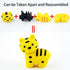 60Pcs Animal Erasers Desk Pets - Bulk Puzzle Toys for Classroom Prizes, Game Rewards
