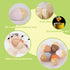 Set 5 of Colorful Wooden Egg Shakers for Kids