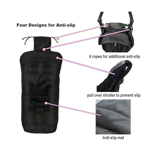 Cozy Anti-Kick Waterproof Stroller Sleeping Sack - Universal Footmuff Fits All Toddler/Sleeping Bag Cocoon Warmer