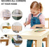 30 Pack Clear Baby Corner Protectors, L-Shaped & Spherical Furniture Edge Guards for Baby Proofing Soft PVC Table