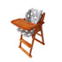 Twoworld Baby High Chair Cushion - Large Breathable Seat Liner in Gray Clouds