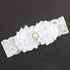 Miugle Baby Christening Headbands for Baby Girl Baptism with Bows, White, 0-3 years