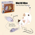 Tipmant Mini RC Mice - IR Remote Control Rat Mouse Animal Prank Joke Toys for Cat Dog Kids, White
