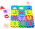 36Pcs Mini Number Alphabet,Toddle Alphabet Puzzle Table Mat for Learning, Baby Foam Play Mat for Early Childhood