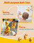 1-3, Duckie Baby Bath Shower Head, Toddler Bath Toys for Kids Ages Baby Shower Head for Bathtub with Three Squirting