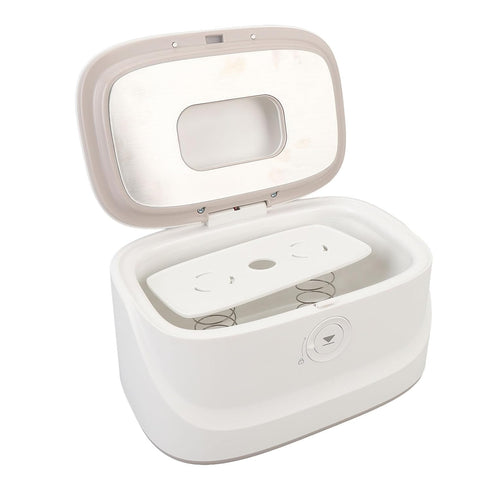 MOTOULAX Baby Wipe Warmer with Sealed Flip Cover Adjustable Temperature Smart Night Light USB Wet Wipes Warmer
