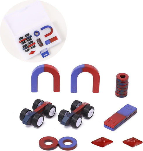 Junior Science Magnetism Set, Educational Experiment Kit for Kids, School Classroom Science Toys with