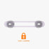 Perma Baby & Child Adhesive Safety Locks, 20 Count, Clear/White Color