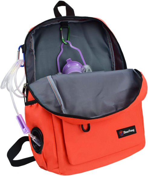 pinklilycare Backpack Backpack Feeding Tube for Feeding Tube G Tube J Tube GJ Tube Large Modified for Enteral Feeding