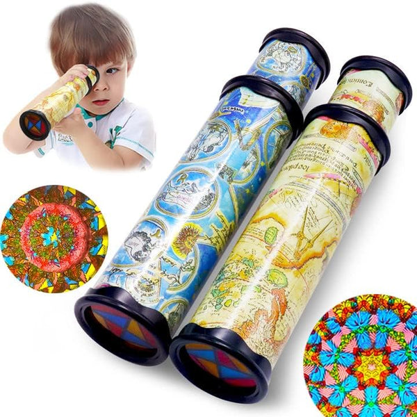 Anyumocz 2 Pcs Magic Kaleidoscope, Classic Stretchable Toy for Boys and Girls Gifts