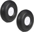 uxcell Tire and Wheel Sets for RC Airplane, 3.5" PU Sponge Tire with Plastic Hub, 2pcs