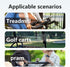 Lusinus Magnetic Stroller Phone Holder Compatible with MagSafe, One-Hand Adjustable Strap Mount for YOYO and UPPAbaby