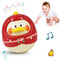 Tinabless Tummy Time Toys - Dinosaur-Duck Roly Poly Baby Toy, Musical Wobbler for Newborns 3-12 Month Gift