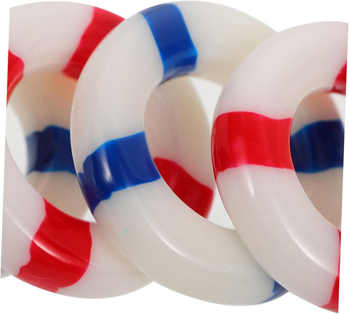 10pcs Mini Buoy & Micro Landscape Figurines - Nautical Life Ring Decorations for Dollhouse, Cupcake, Wedding Ornaments