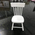 SXFSE 1:12 Set Dollhouse Decoration Accessories, Dollhouse Miniature Furniture Wooden White Dining Table Chair Model