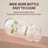 12+ Blue/3Pack/9oz Oberni Baby Bottles, Weighted Straw Toddler Milk Bottles with Non-Slip Handle, Size + Variable Fast