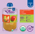6+ 4 oz (Pack 12) Plum Organics - Months Organic Baby Food Pouches - Pear & Mango - Non-GMO - Fruit & Veggie Blends
