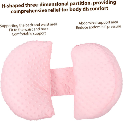 Cooling Maternity Pillow - Supportive Waist Pillow for Pregnant Women