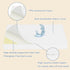 38" 26" L x W Waterproof Mini Mattress - Removable Cover & Machine Washable