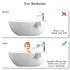 Gjinxi 2 Pack Bathtub Extender Silicone Faucet Extender for Kids Kitchen Sink Bathtub Spout Baby Bathroom Faucet