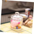 Artibetter 2 Pcs Miniature Jar 1:12 Doll Glass Jars with Lids, Miniature Glass Bottles for Doll House