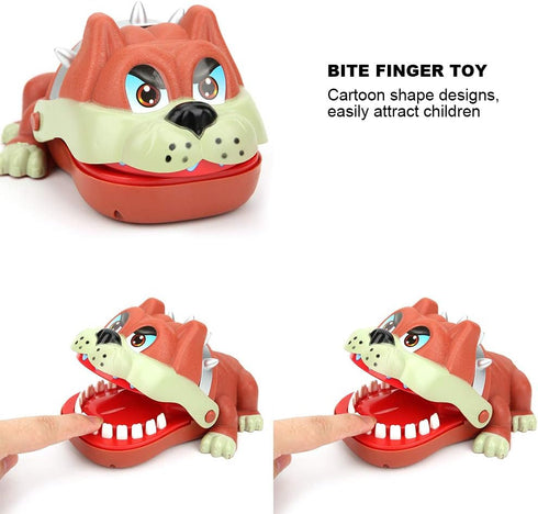 Pssopp Bulldog Teeth Game - Dentist Bite Finger Game for Adults Kids Family Fun at Home