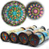 Magic Kaleidoscope, 2 Pack Best Birthday Gift for Children (Two Colors)