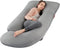 BATTOP Pregnancy Pillows for Sleeping,Full Body Maternity Pillow with Cooling Cover,Support for