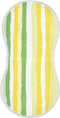 decor gift Cotton Baby Burp Cloths Soft and Absorbent? Yellow Green White Stripe Pattern