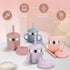 7.4 Oz 3 6-12 1-3 4 Baby Sippy Cups, Sippy Cups, Stages Training Cup, Straw Cup for Infants Toddlers Month and Kids