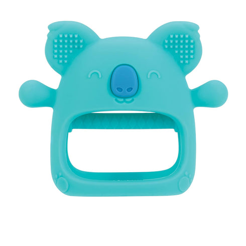 Nuby Silicone Wrist Teething Mitten, Baby Teether Ring for 3+ Months - Koala