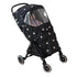 Cute Stroller Rain Cover, Universal Windproof Oxford Cloth, Practical Durable Snooze Shade for Outdoor (Black)