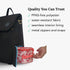 Huhu Insulated Cooler Bag - Water-Resistant Lunch & Baby Bottle Cooler - Easy-to-Clean, Leak-Free Interior On-The-Go