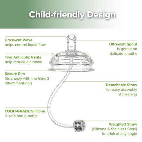 6+ 8oz./250ml) haakaa Weighted Straw Sippy Cup for Month Old, Silicone Weighted Straw Cup Milk Sippy Cup Baby Water