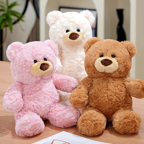 Gwxqybfe 10inch Teddy Bear Stuffed Animal, Soft Teddy Bear Plushie Toys, Birthday Christmas Valentine's Day Gifts