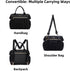 BHAFEM Backpack Small Diaper Bag Tote Crossbody, Medium Baby Bag Convertible for Women Diaper Purse