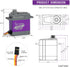 SDS2401 10Kg 0.07s 8.4V 90 450 1/18 1/24 Micro Servo Motor - Torque Response Coreless Digital RC Servo, Full Metal Case