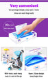 270 Diaper Disposal Bags for Baby,On The Go,Fresh Light Baby Powder Faint Scented,Easy Tie Handles, Diaper Bags