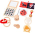 3-4 Baby,8 1 Adena Montessori Play Kit for Months in Wooden Learning Educational Toys for Toddler,Include Framed Mirror