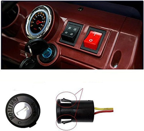 SY 6V12V Universal Power Supply Key Switch Start Power Electric Door Lock Accessory for Electric Ride On Toys